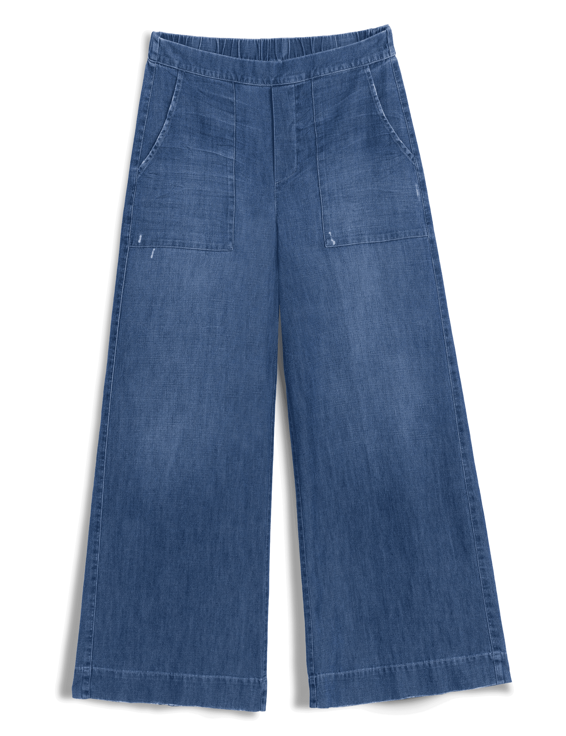 MADELINE Distressed Indigo Wash, Famous Denim