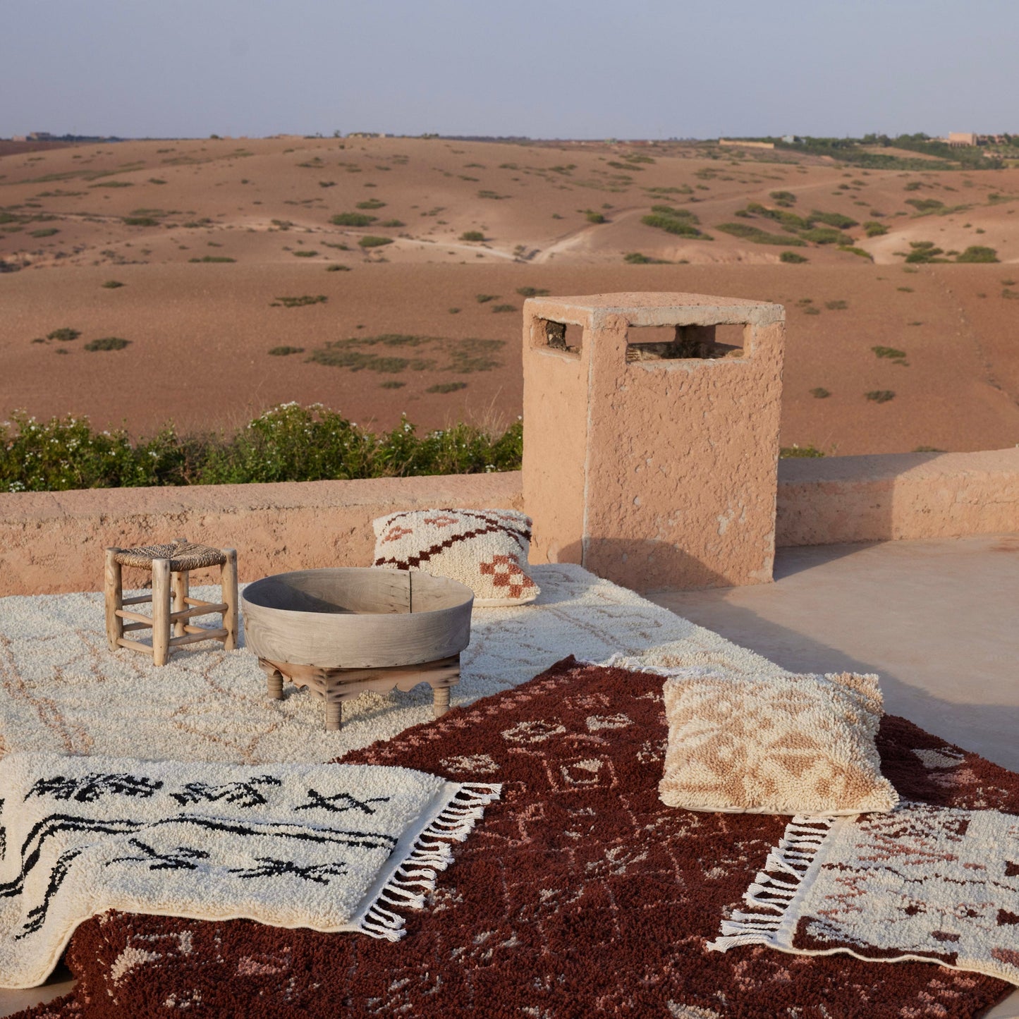 Salima Hand-Knotted Beni Ourain Accent Rug