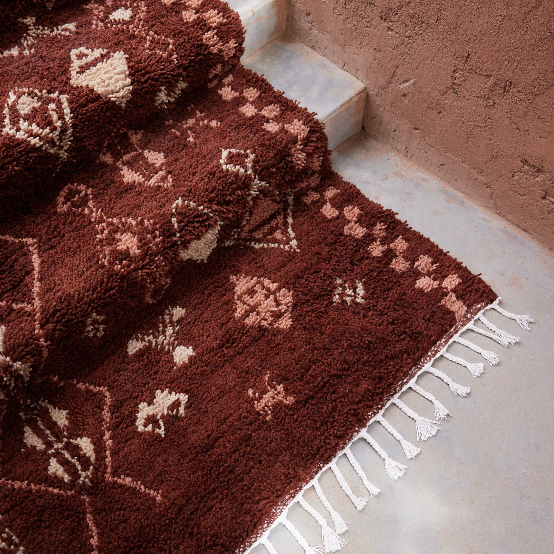 Mina Hand-Knotted Beni Ourain Area Rug