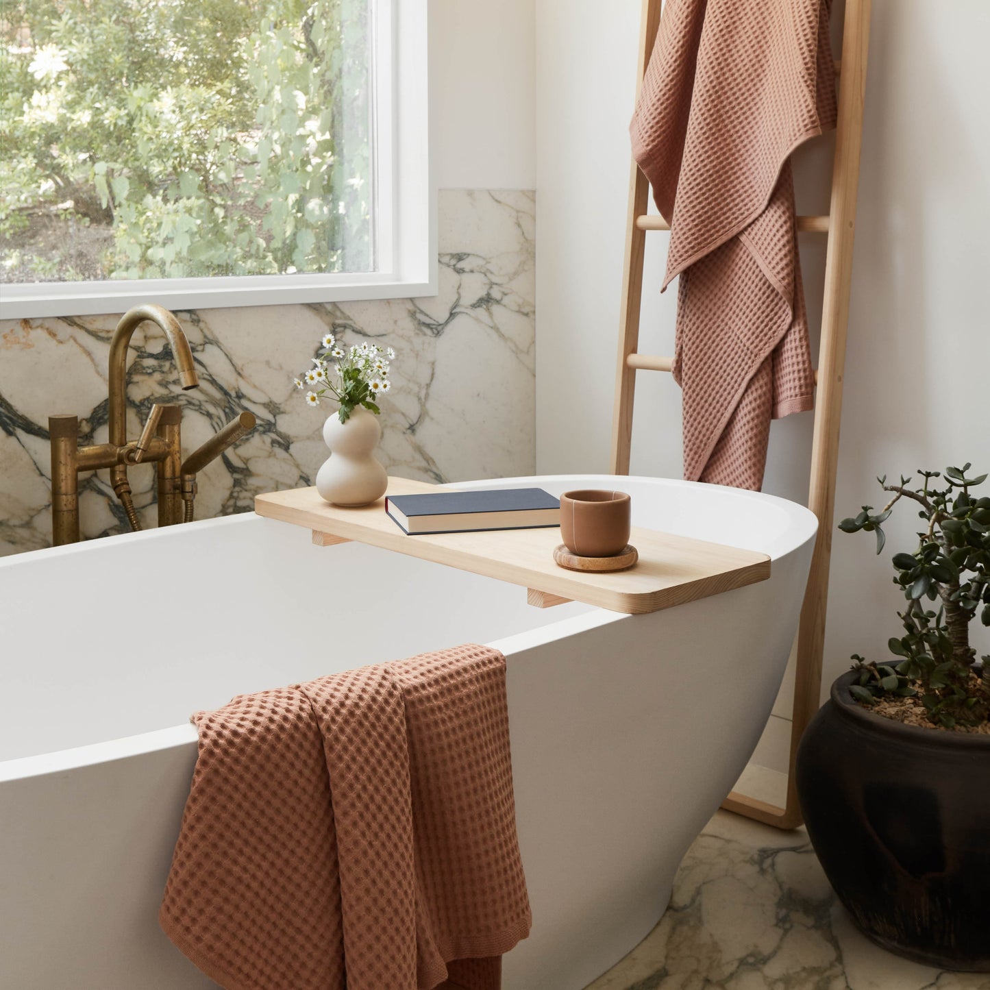 Mara Organic Waffle Towels