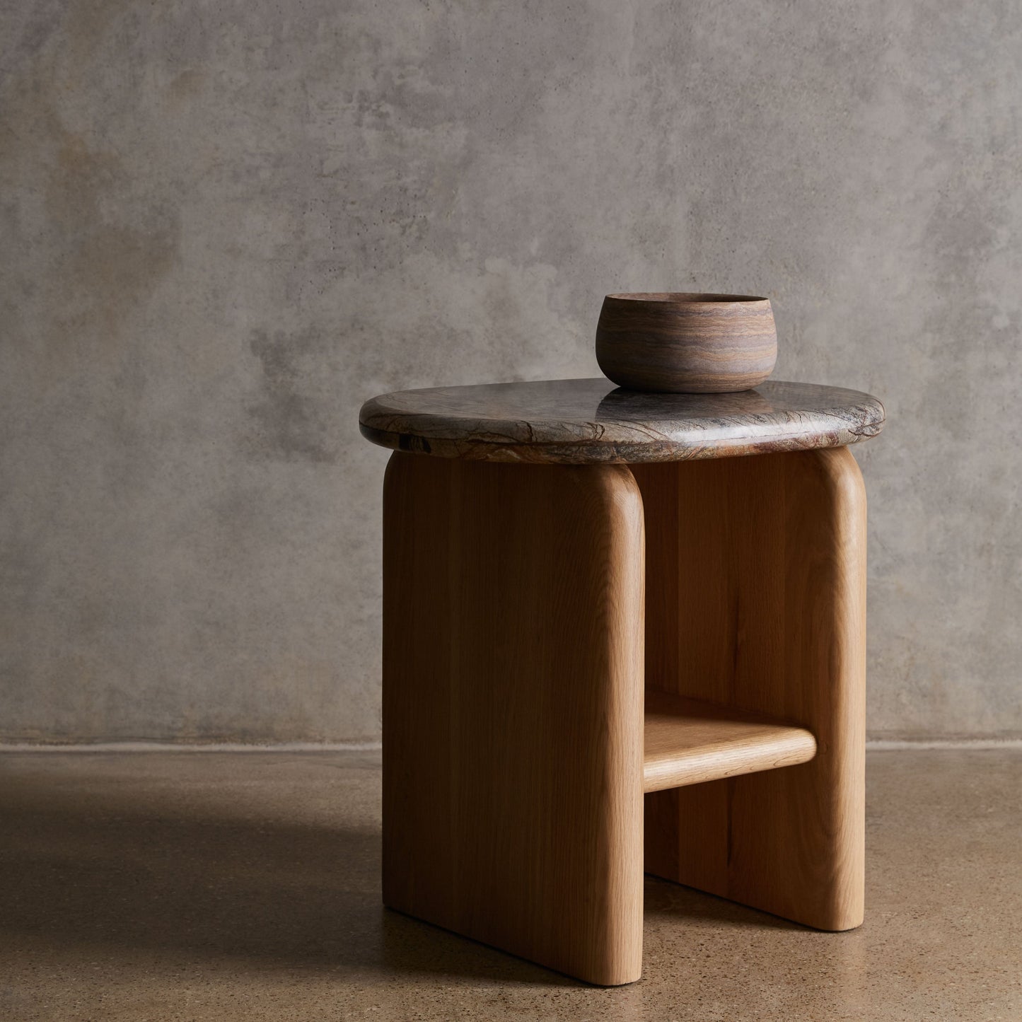 Mayra Marble Side Table