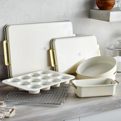 Reserve Bakeware 7-Piece Set | Cream