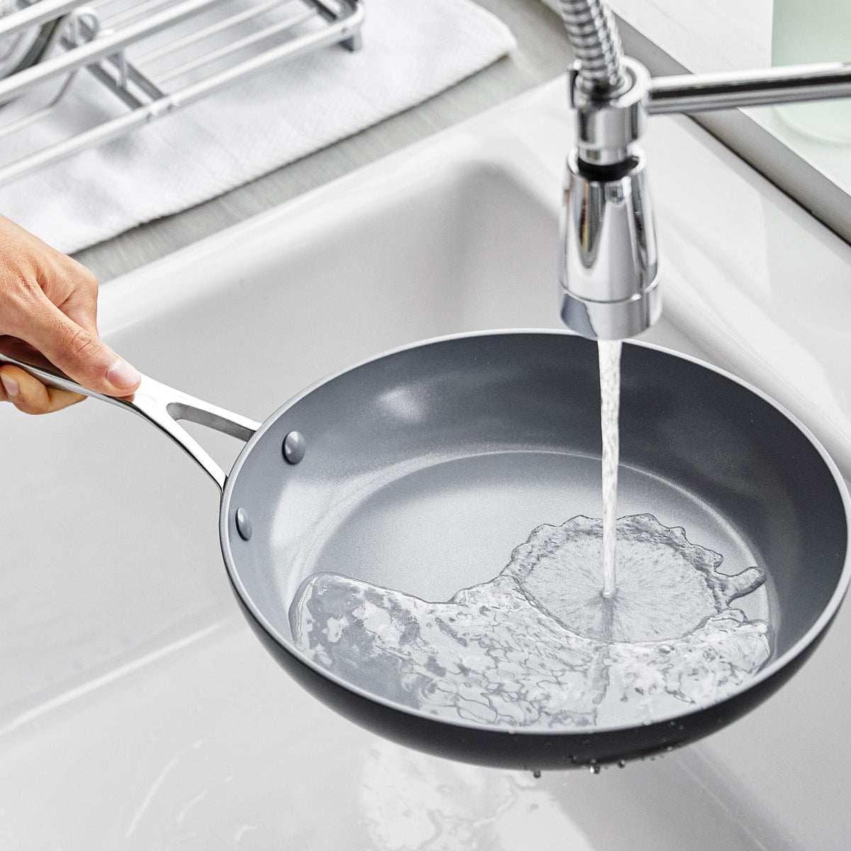 Valencia Pro Ceramic Nonstick 10" and 12" Frypan Set