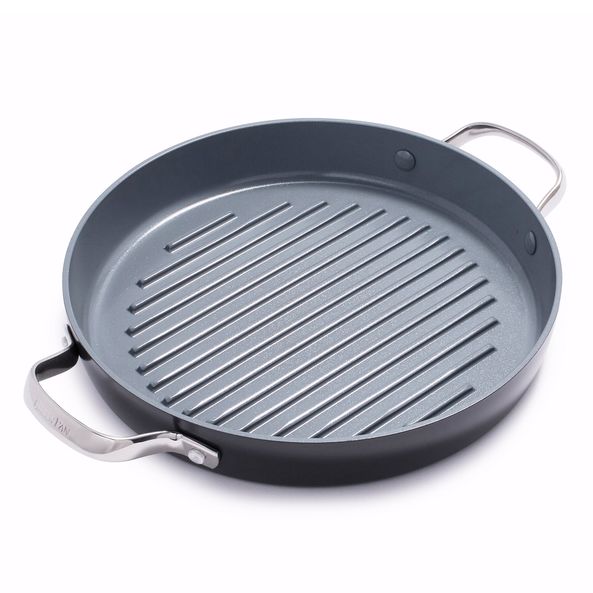 Valencia Pro Ceramic Nonstick 11" Round Grill Pan