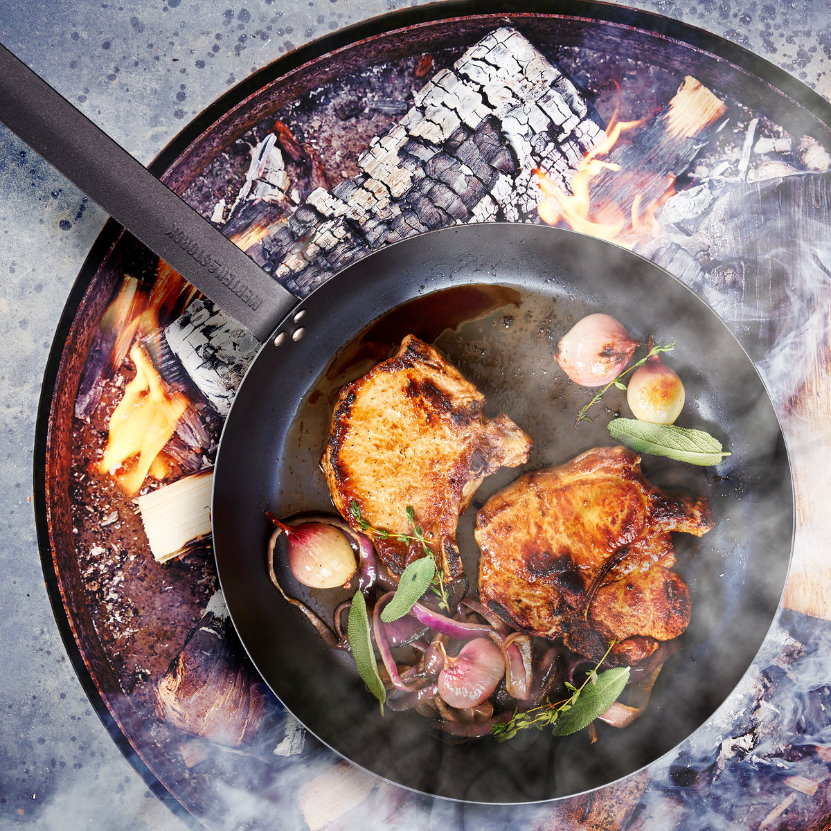 Merten & Storck Carbon Steel 10" Frypan