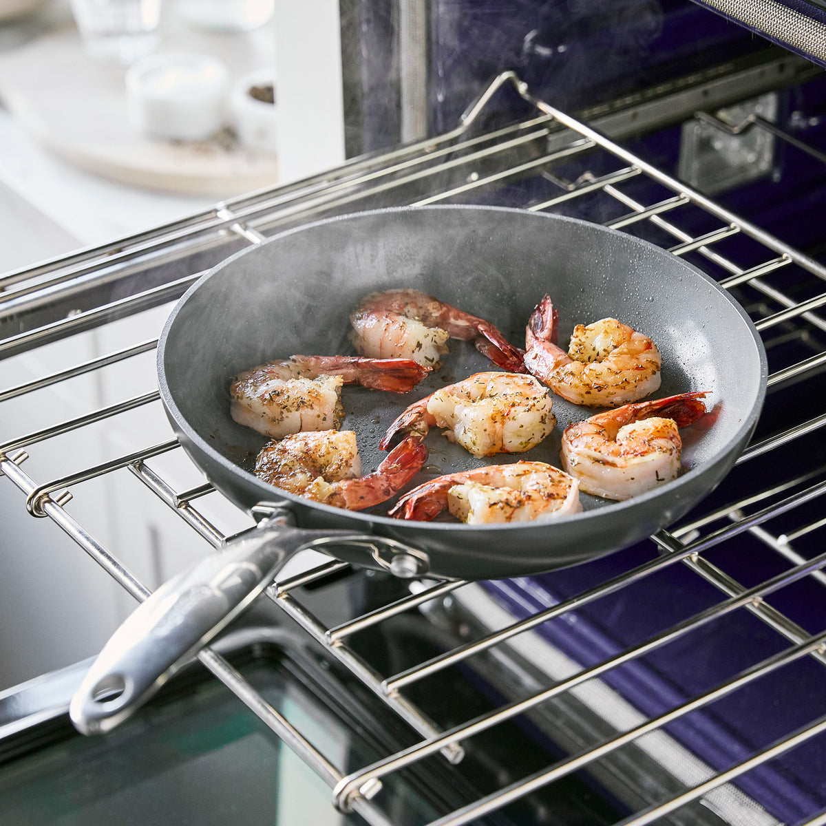 Valencia Pro Ceramic Nonstick 19-Piece Cookware Set | Gray