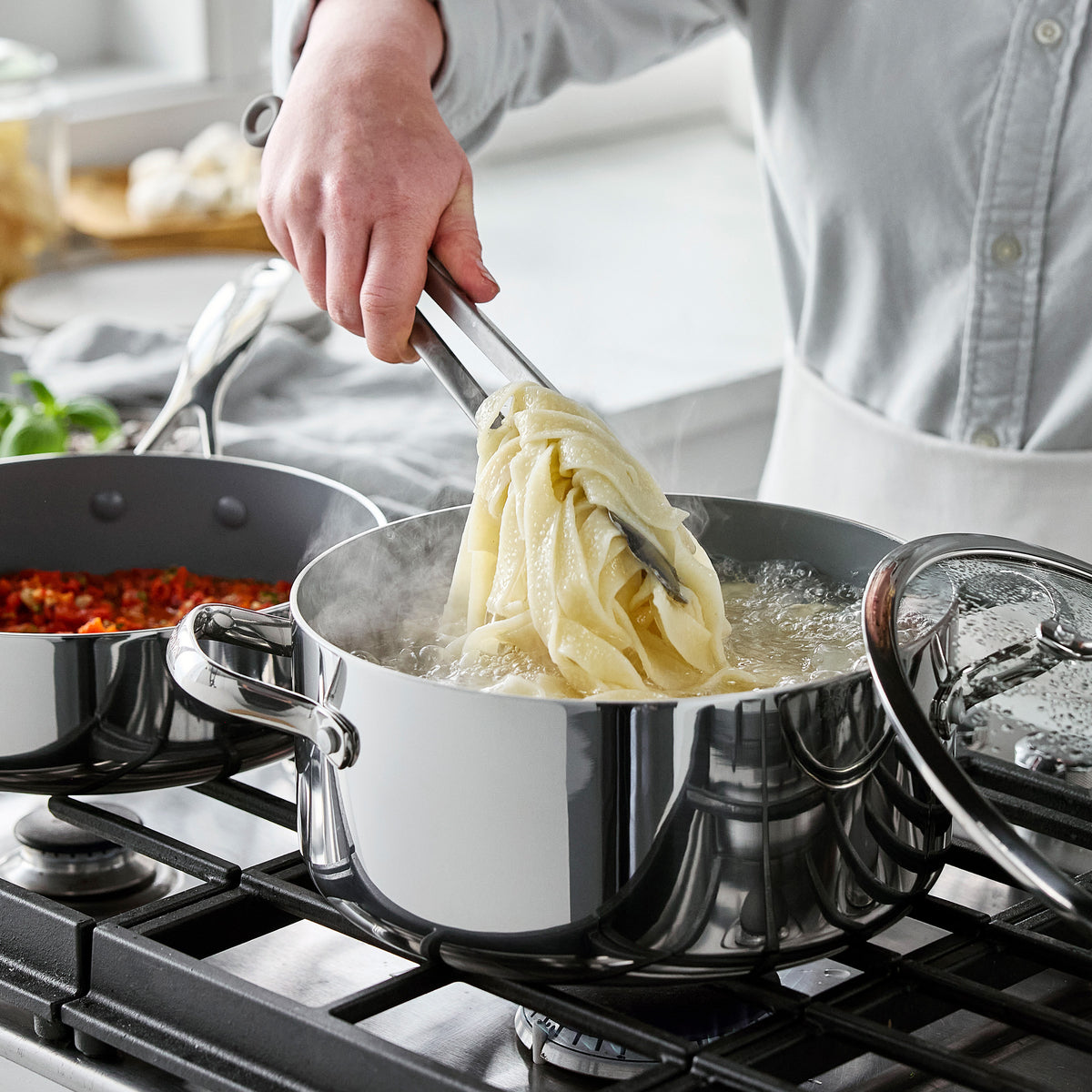 Valencia Pro Stainless Steel 10-Piece Cookware Set