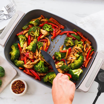 7-Quart Advanced Skillet | Clay