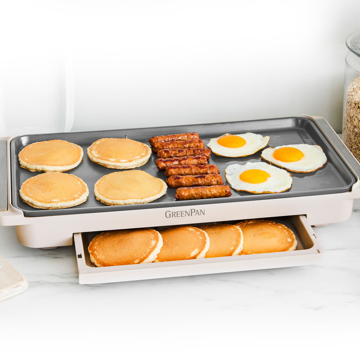 Advanced Griddle with Warming Drawer | Clay