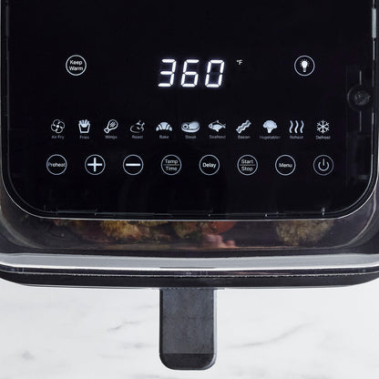 Bistro 7-Quart 360° Clear View Air Fryer