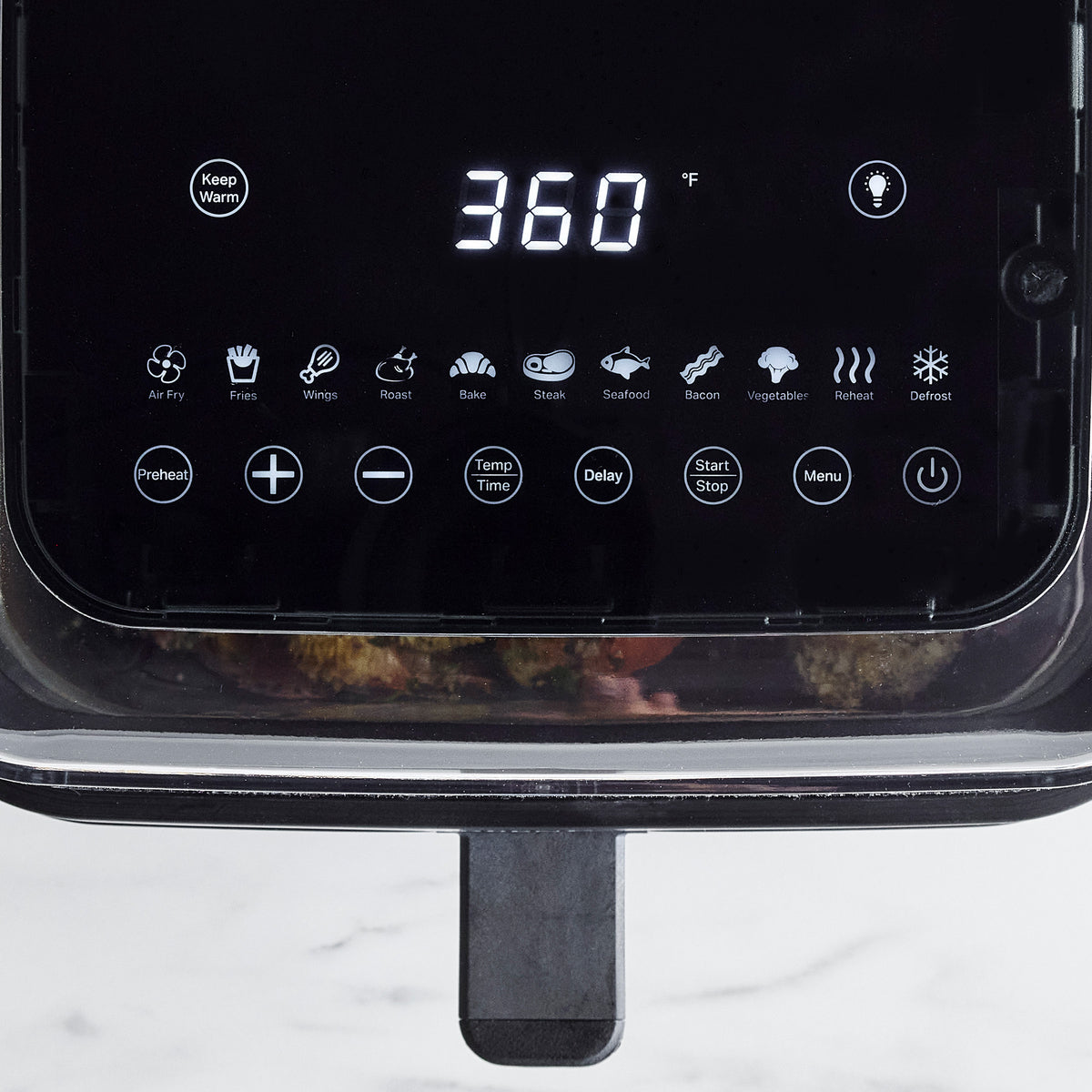 Bistro 7-Quart 360° Clear View Air Fryer
