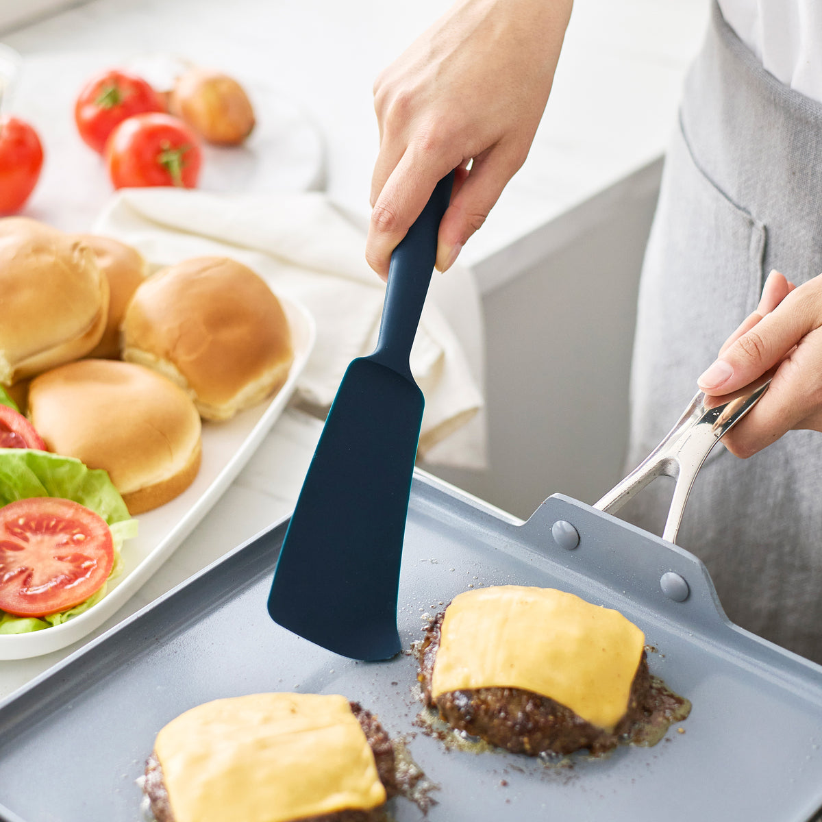 Premiere Silicone 6-Piece Utensil Set | Oxford Blue