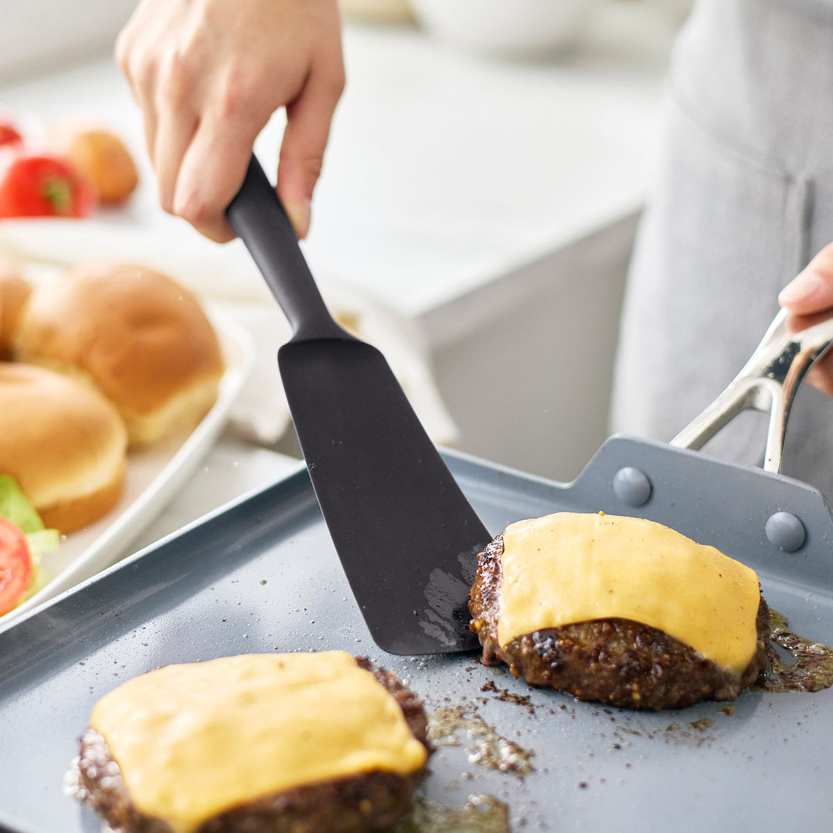 Premiere Silicone 8-Piece Utensil and Crock Set | Black