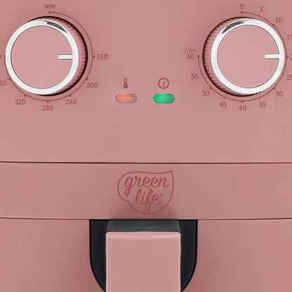 GreenLife 4.5-Quart EZ Air Fryer | Dusty Rose