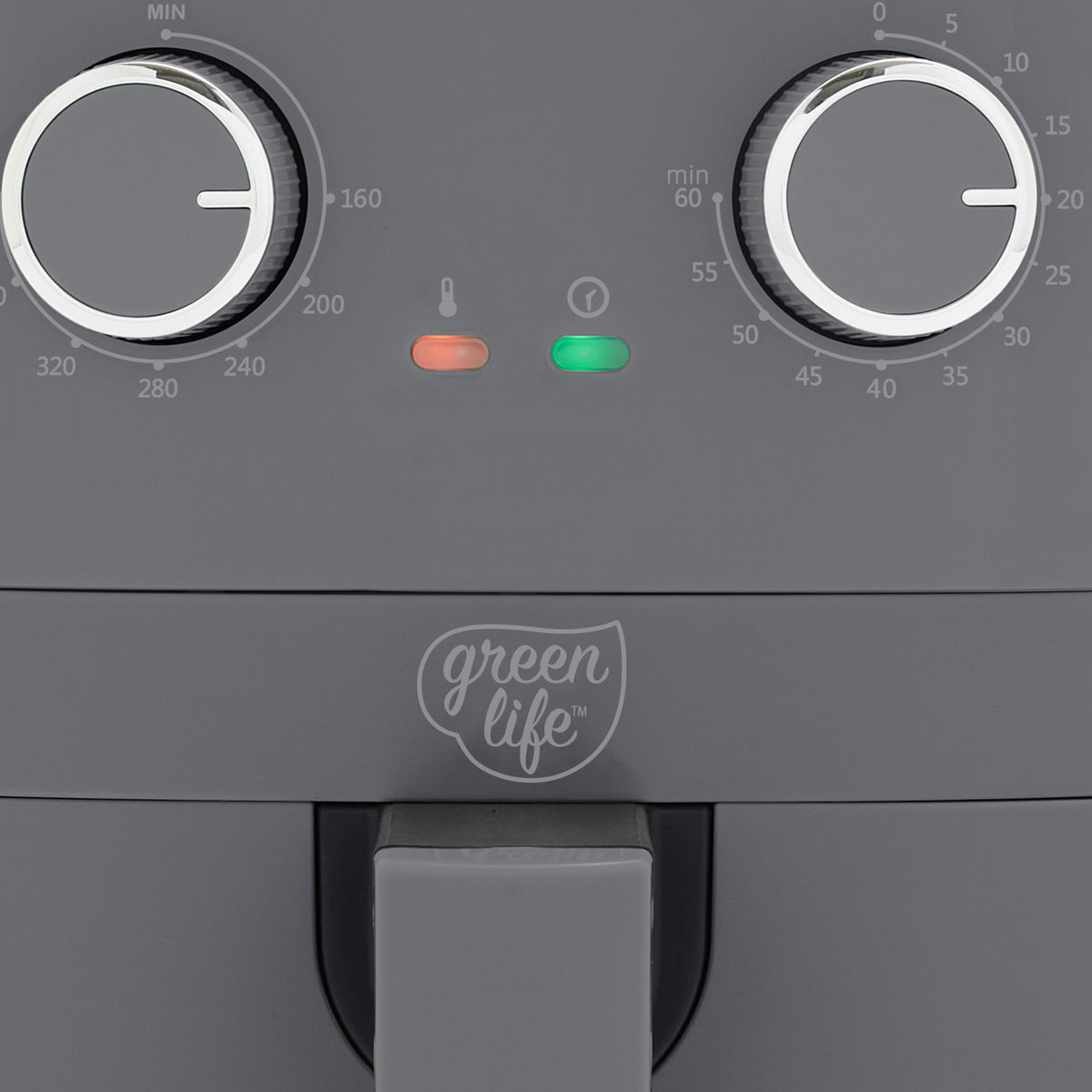 GreenLife 4.5-Quart EZ Air Fryer | Graphite