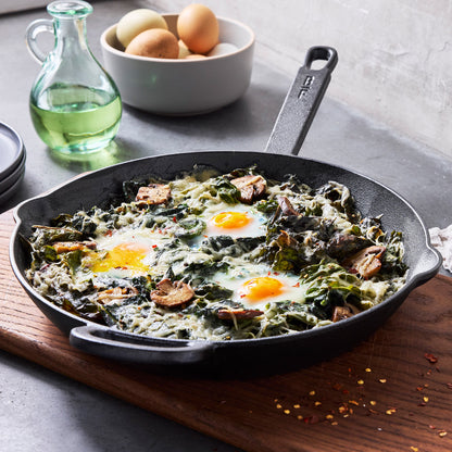 Bobby Flay by GreenPan 8", 10" and 12" Cast Iron Frypan Set