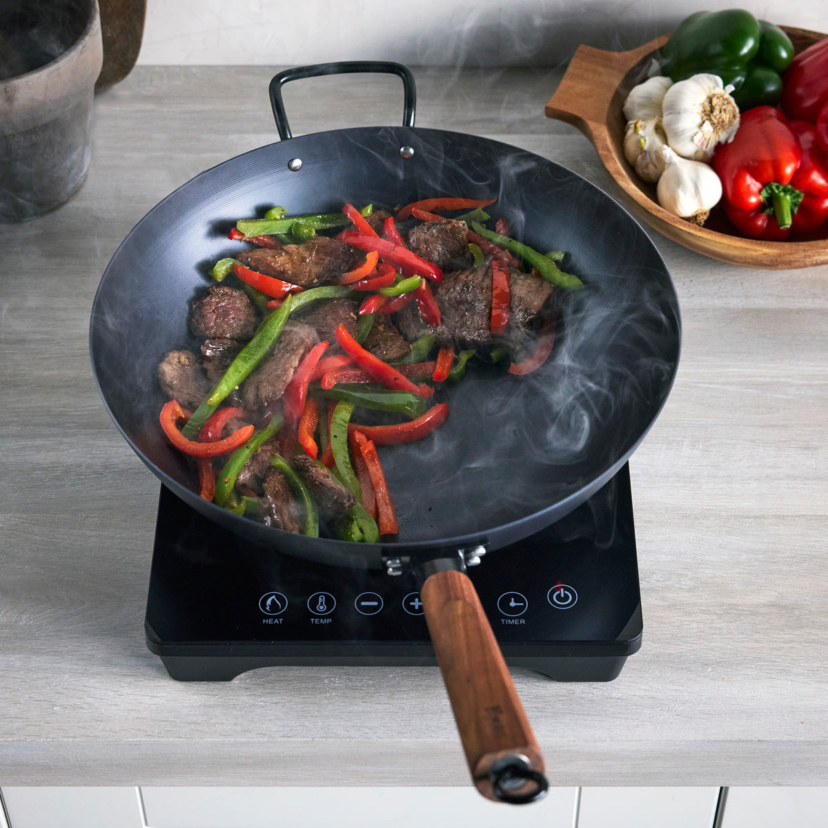 Kyoto Carbon Steel 14" Wok