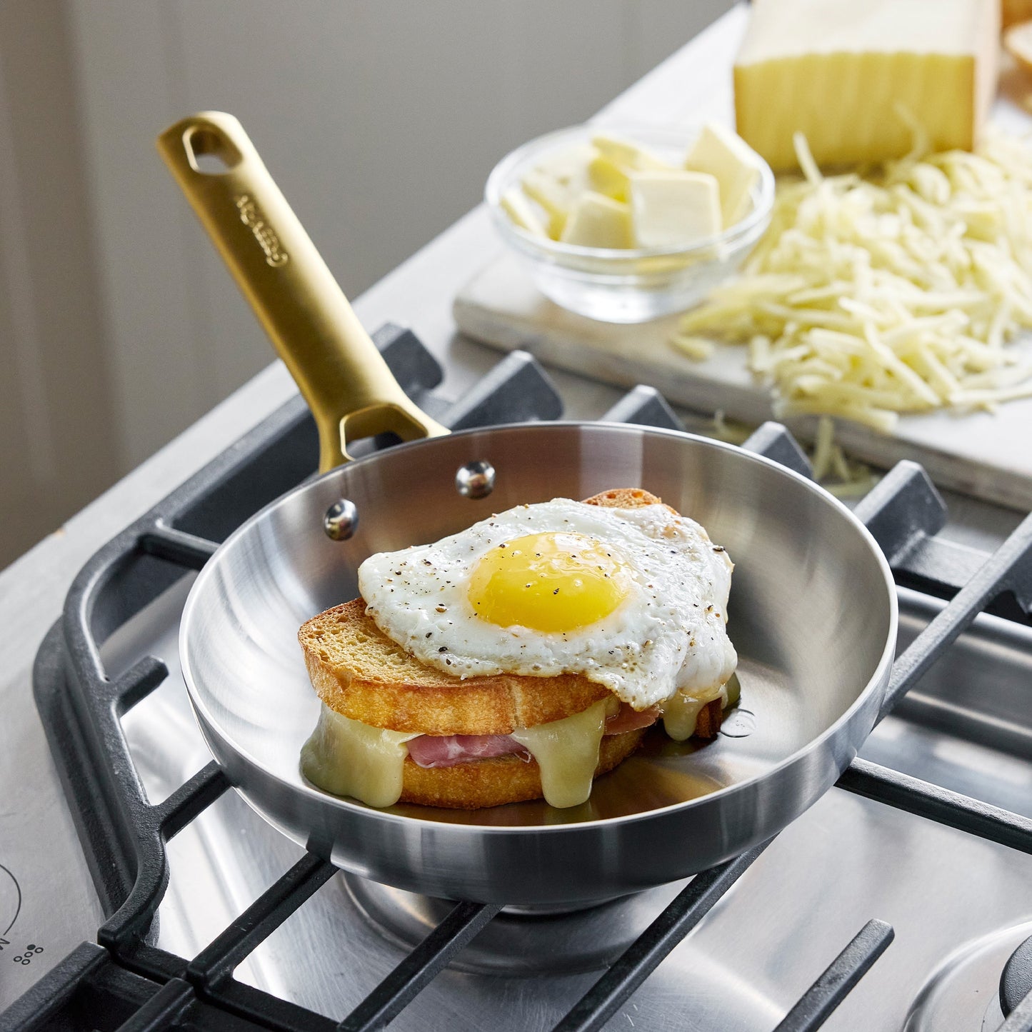 Reserve Stainless Steel 10" and 12" Frypan Set