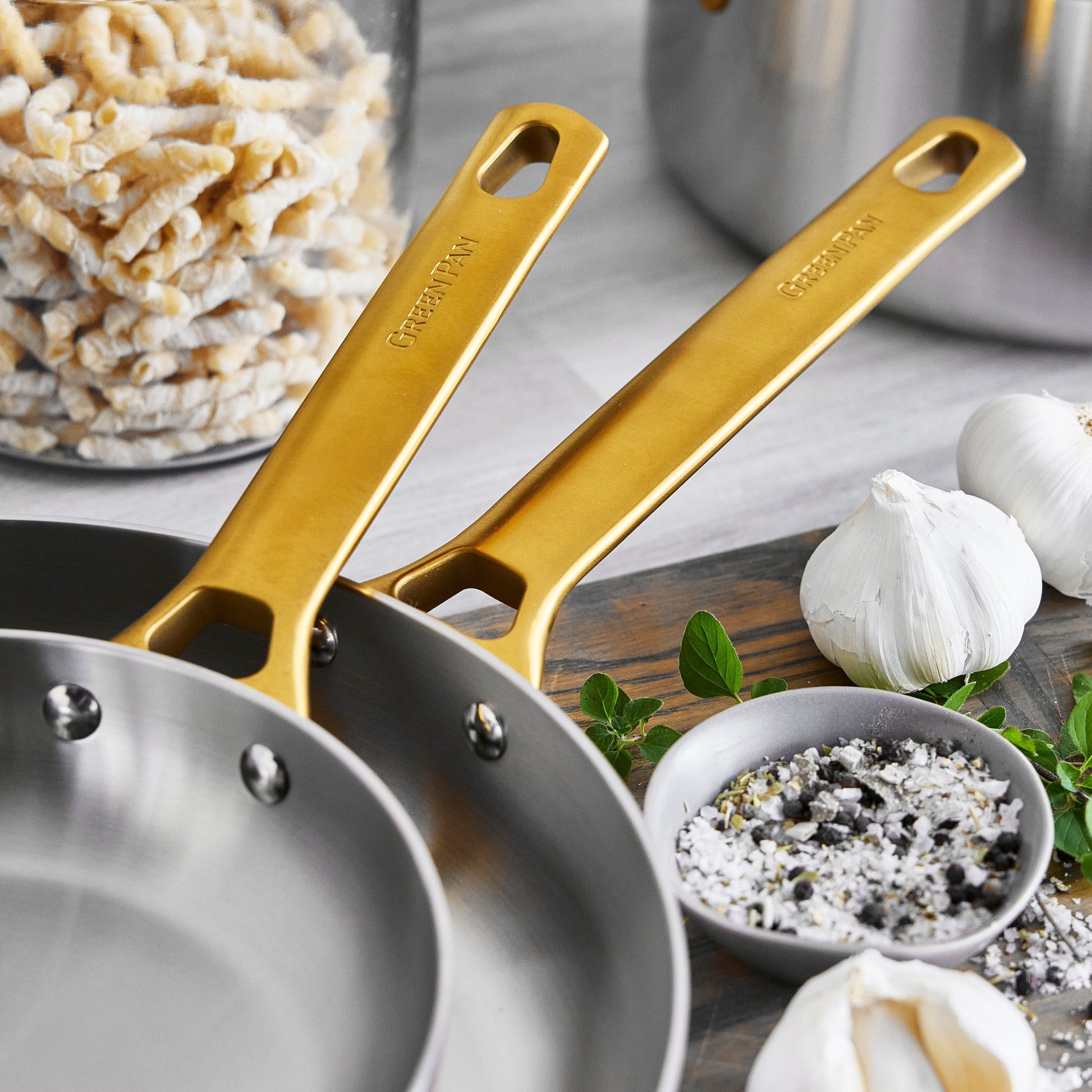 Reserve Stainless Steel 10" and 12" Frypan Set