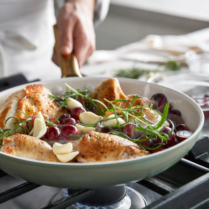 Reserve Pro Ceramic Nonstick 8", 10" and 12" Frypan Set | Sage