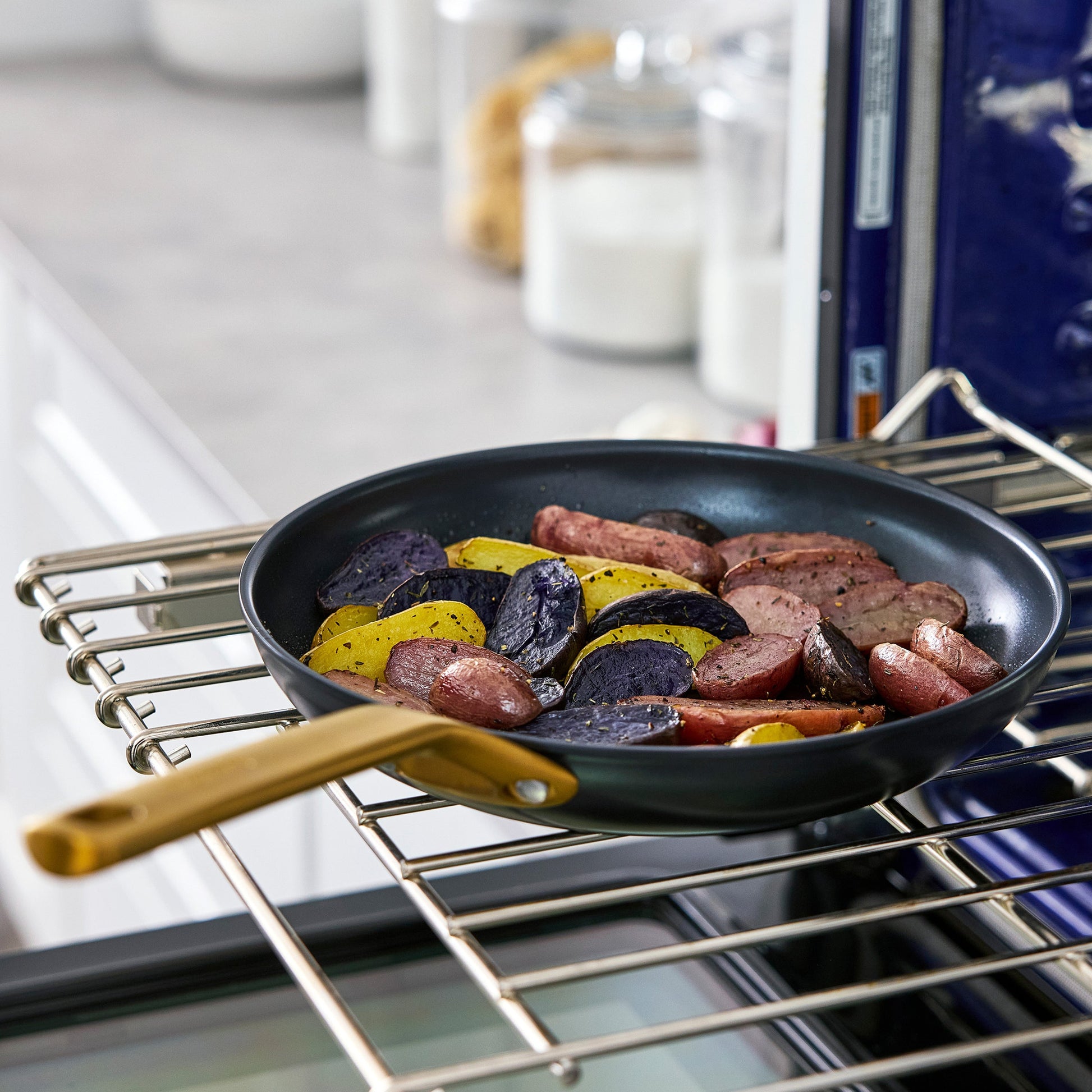 Reserve Pro Ceramic Nonstick 10" and 12" Frypan Set | Black