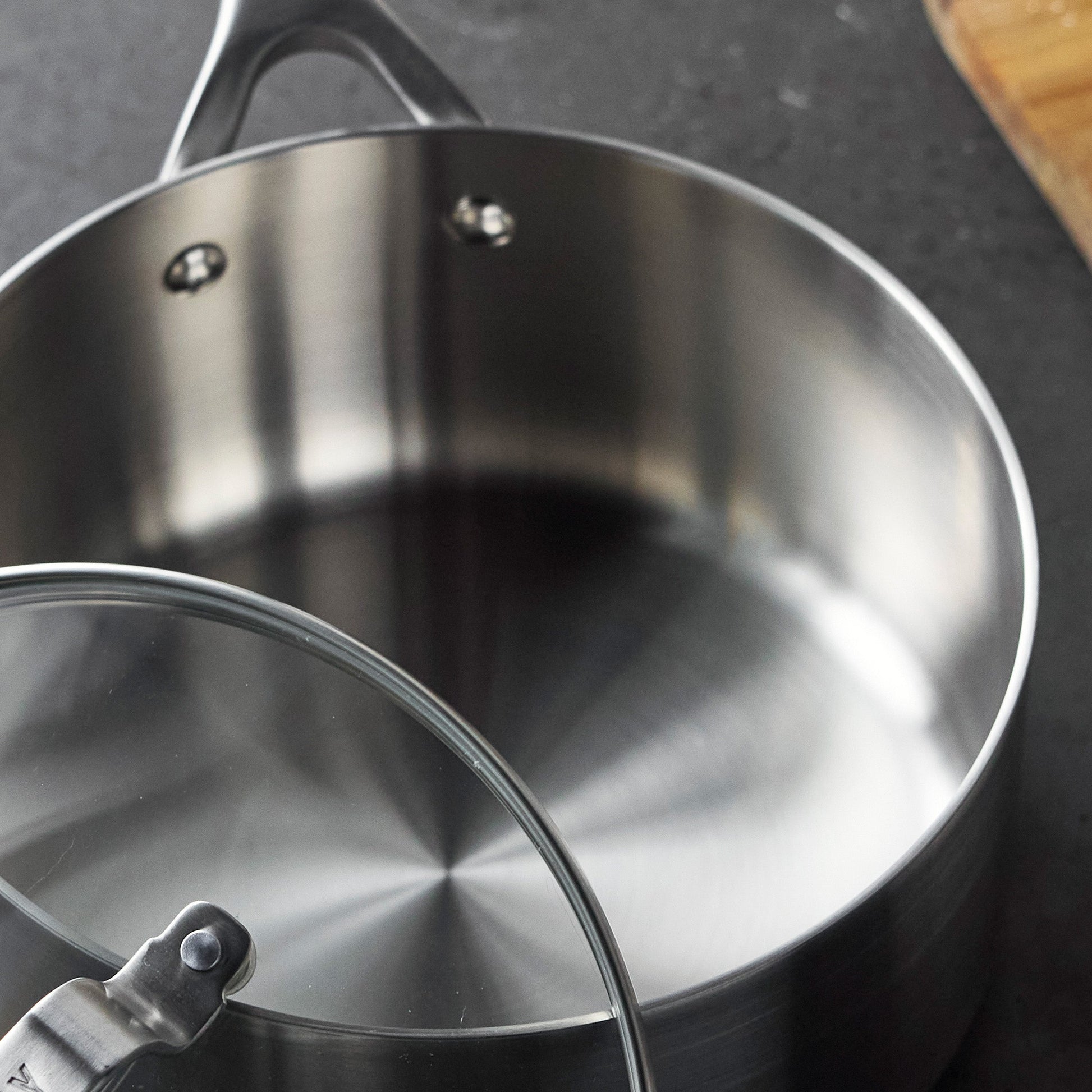 Bobby Flay by GreenPan Chef Series Uncoated Stainless Steel 3-Quart Saucepan