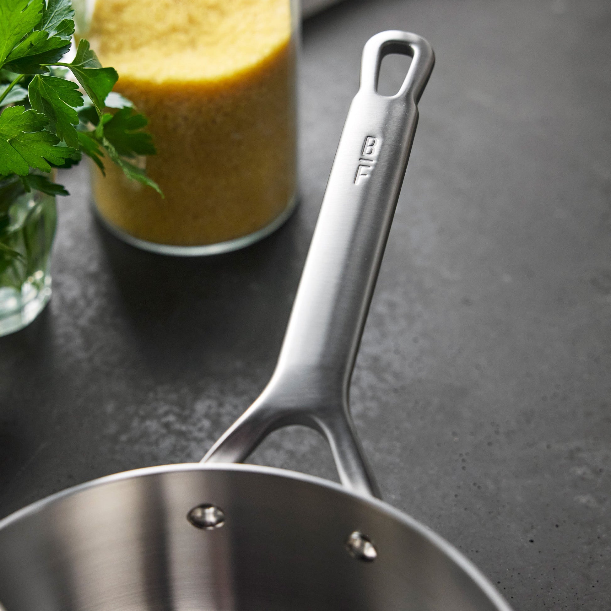 Bobby Flay by GreenPan Chef Series Uncoated Stainless Steel 3-Quart Saucepan