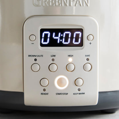 Bistro 4-Quart Slow Cooker with In-Pot Browning | Macadamia