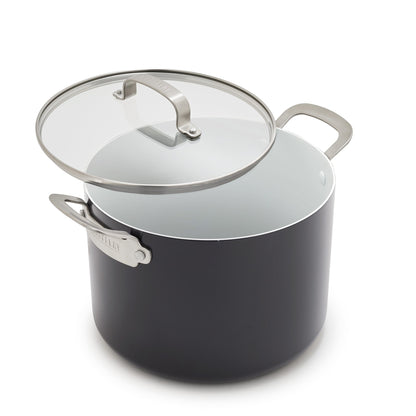 Bobby Flay by GreenPan Ultimate Set with Bobby at Home Cookbook | Black