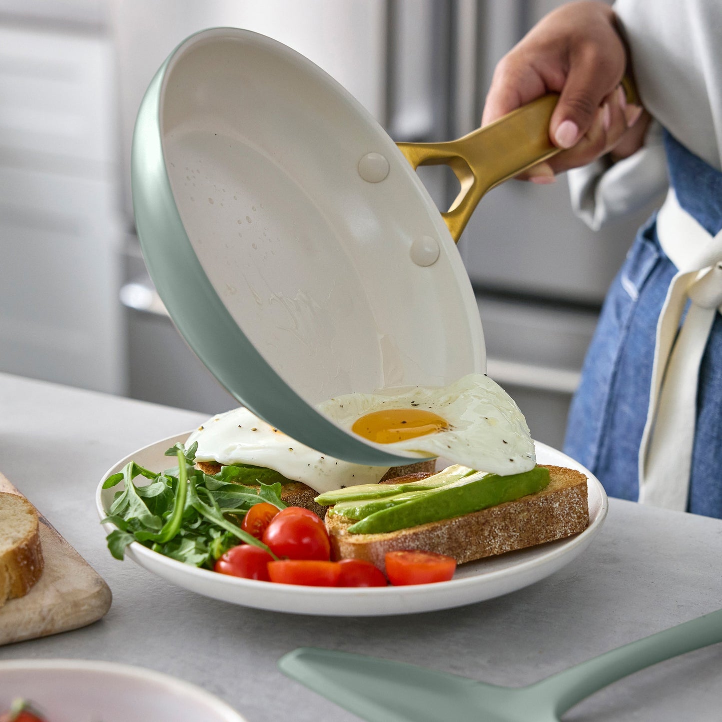 Reserve Pro Ceramic Nonstick 11-Piece Cookware Set | Moss