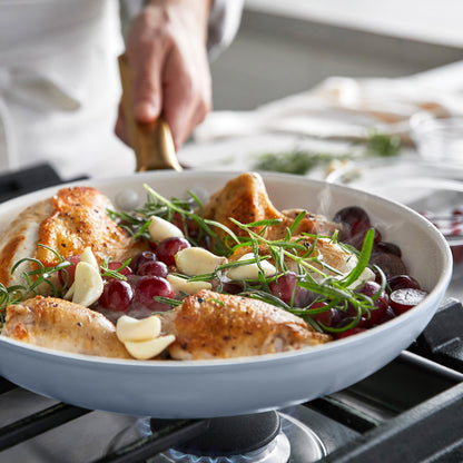 Reserve Pro Ceramic Nonstick 8", 10" and 12" Frypan Set | Glacier