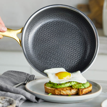 Spectra Gold Thermobond Hybrid Ceramic Nonstick 10" and 12" Frypan Set