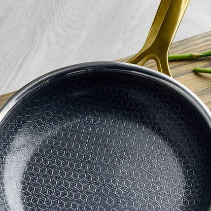 Spectra Gold Thermobond Hybrid Ceramic Nonstick 8", 10" and 12" Frypan Set