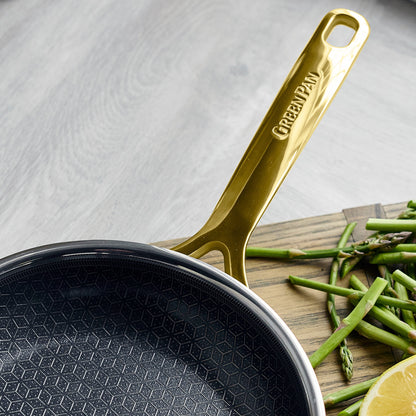 Spectra Gold Thermobond Hybrid Ceramic Nonstick 10" and 12" Frypan Set