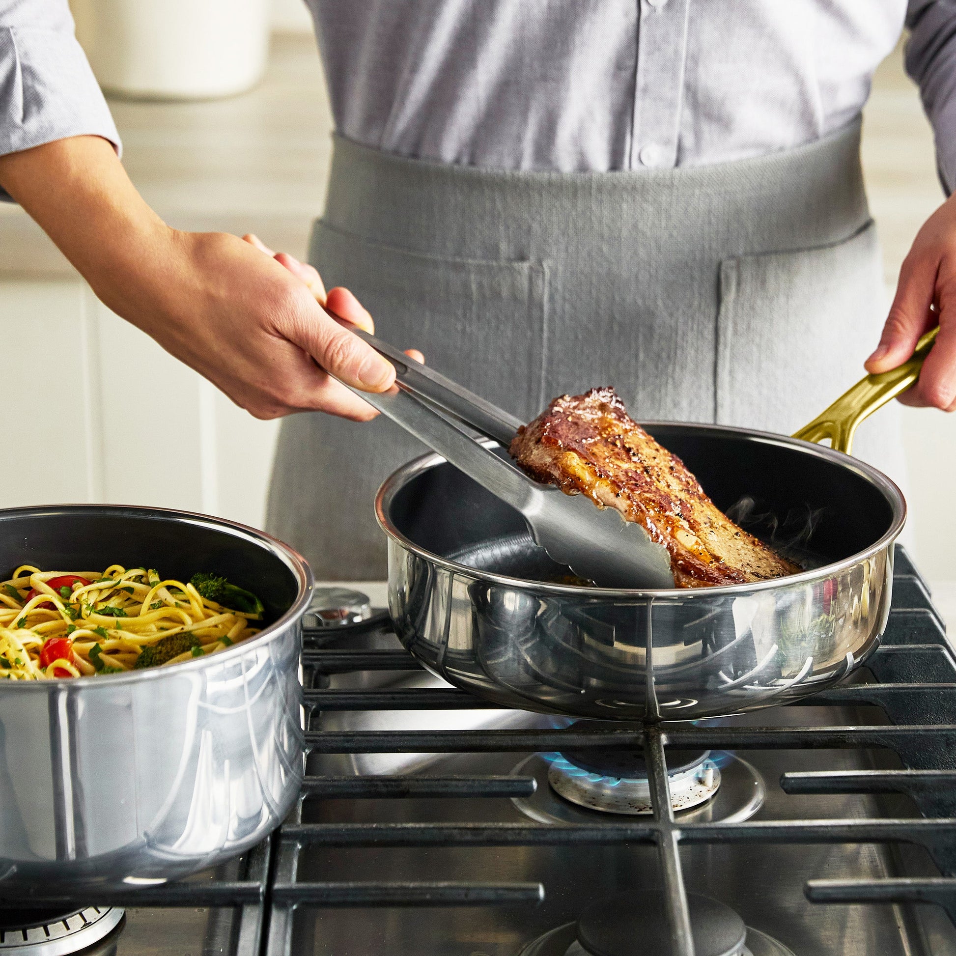 Spectra Gold Thermobond Hybrid Ceramic Nonstick 12-Piece Cookware Set