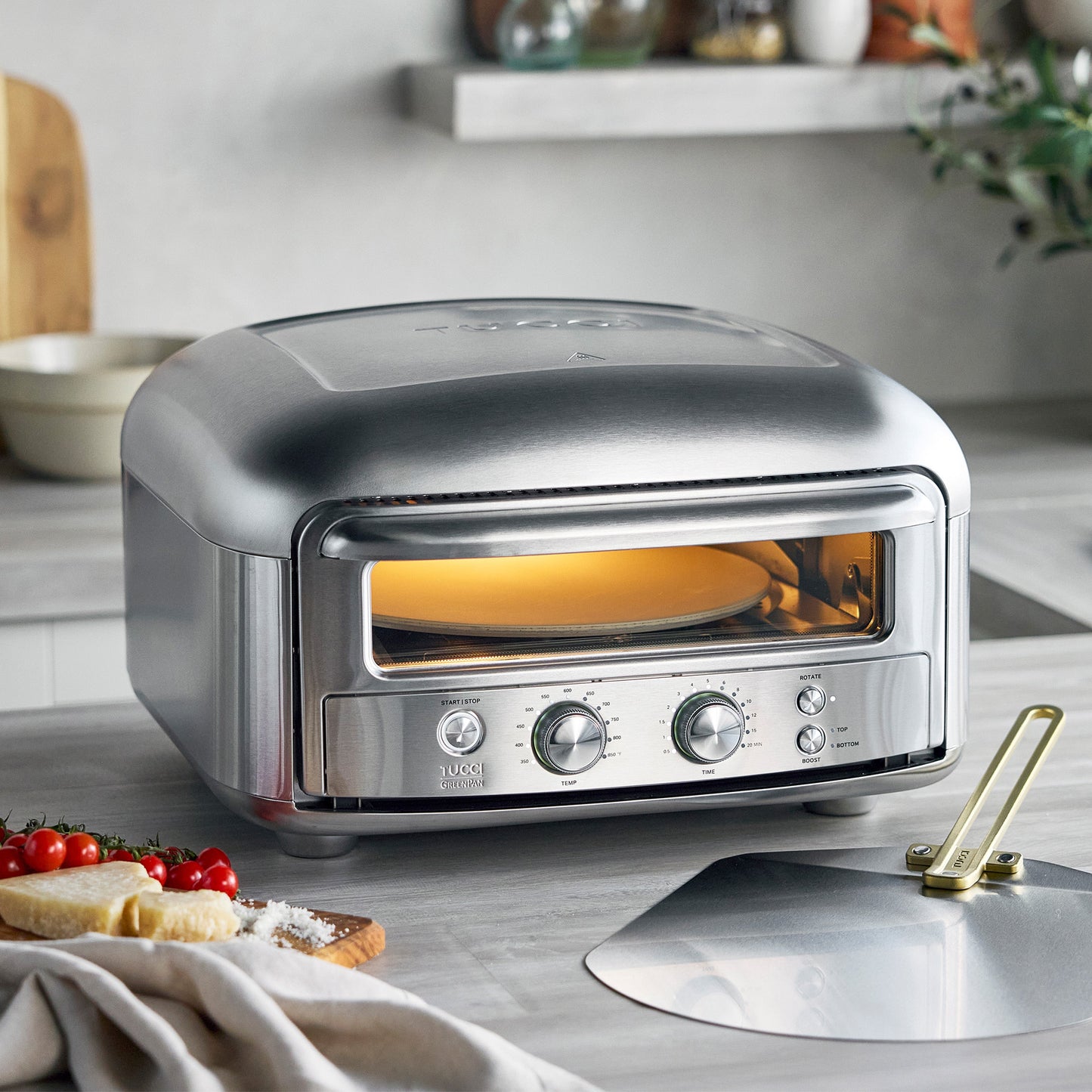 Stanley Tucci™ Indoor and Outdoor Pizza Oven | Stainless Steel