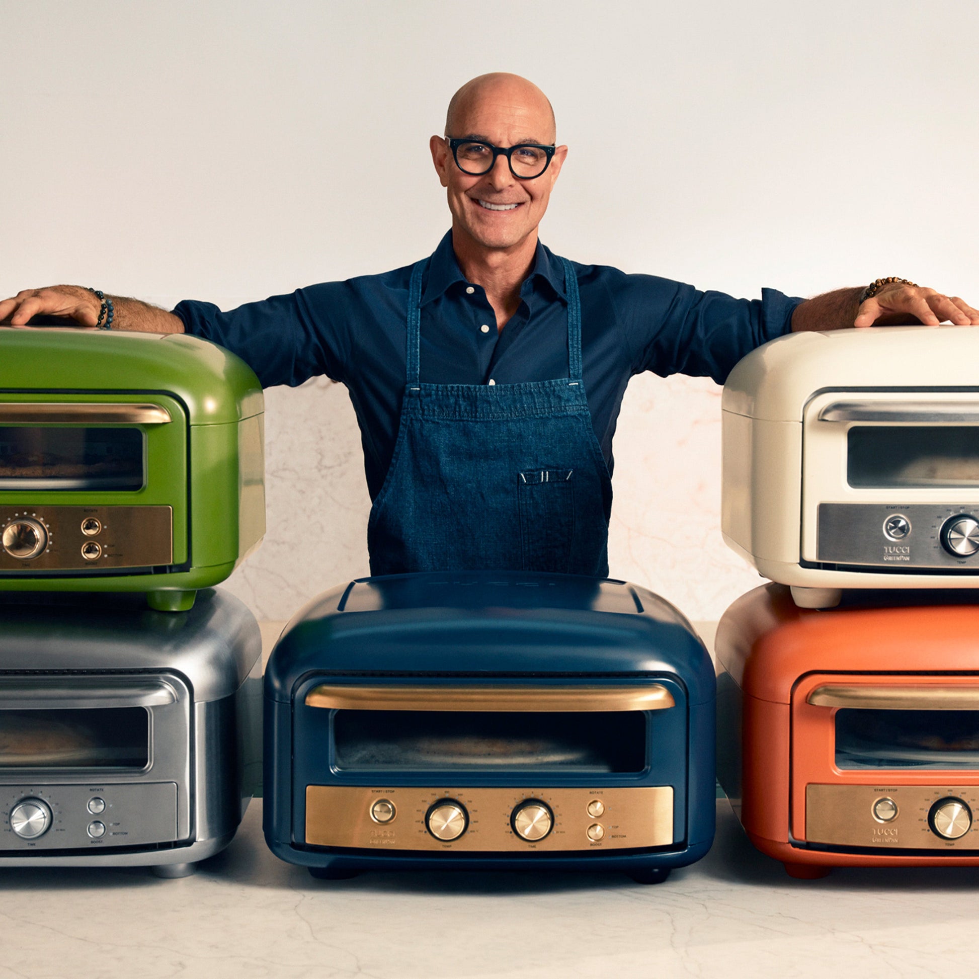 Stanley Tucci™ Indoor and Outdoor Pizza Oven | Carrara White