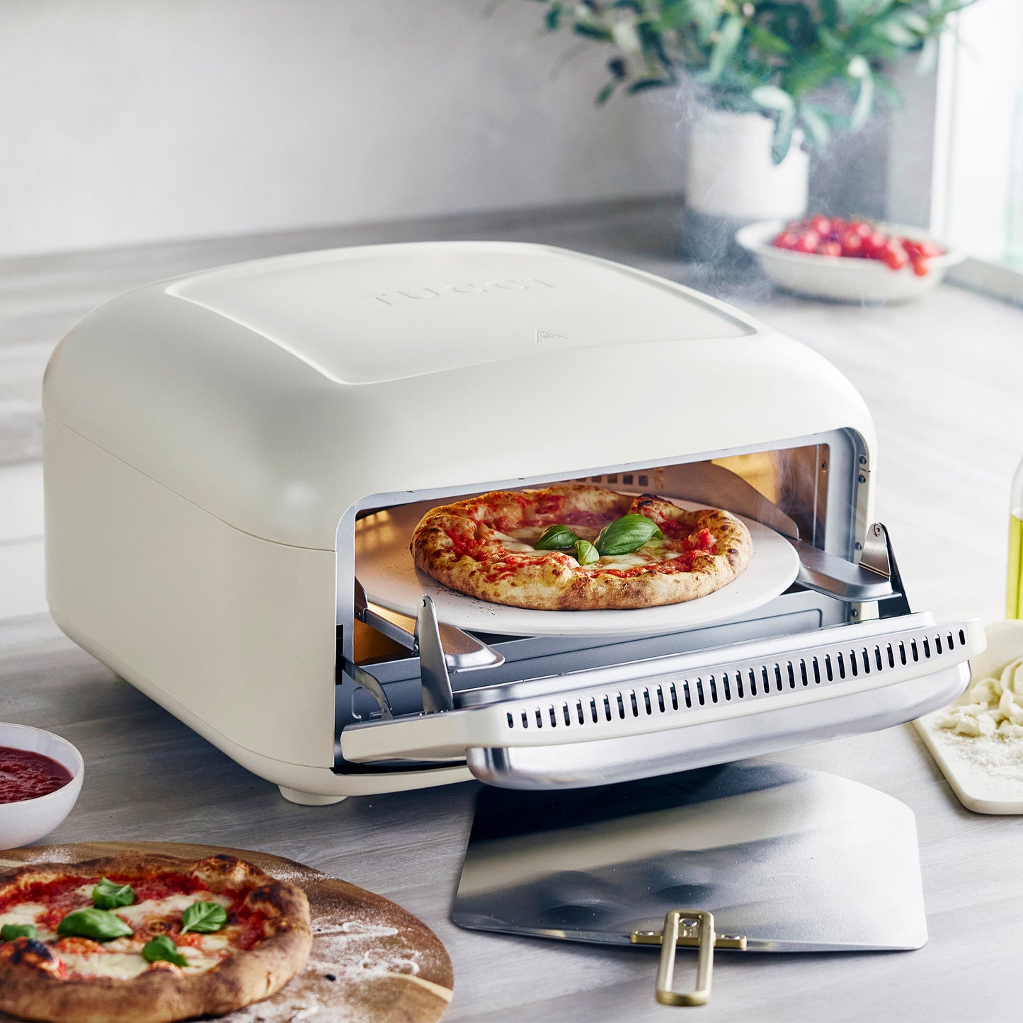 Stanley Tucci™ Indoor and Outdoor Pizza Oven | Carrara White