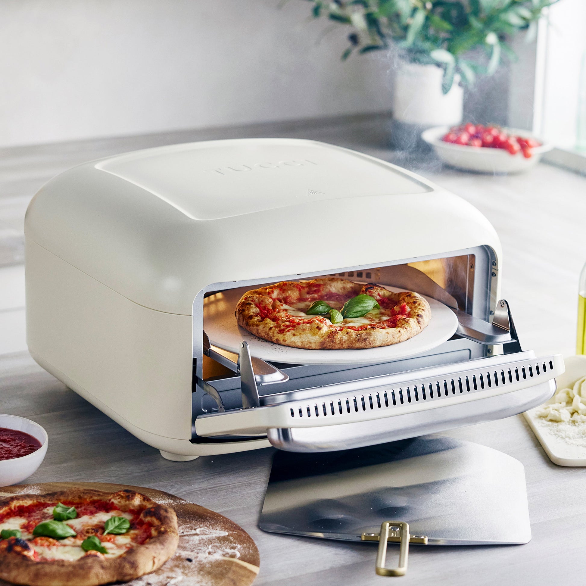 Stanley Tucci™ Indoor and Outdoor Pizza Oven | Carrara White