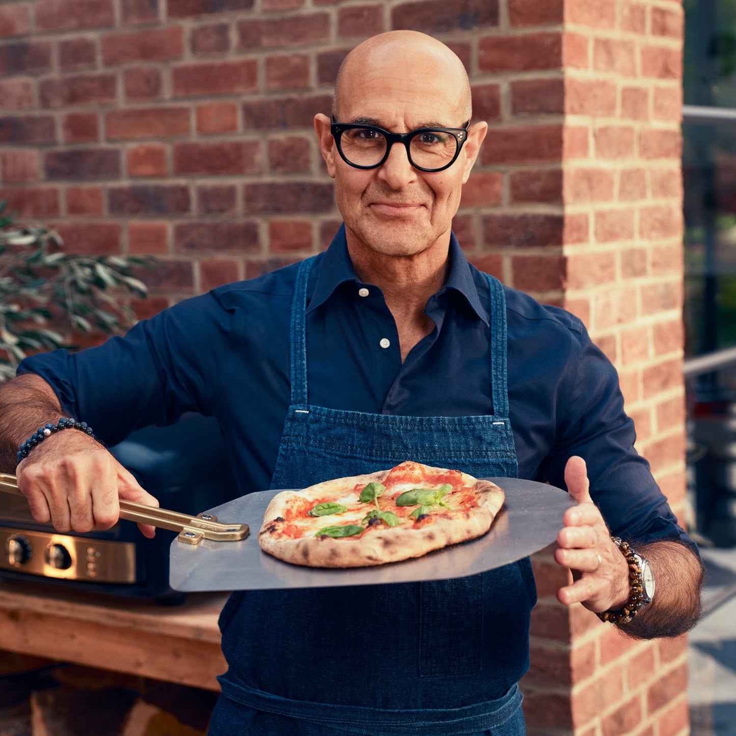 Stanley Tucci™ Indoor and Outdoor Pizza Oven | Marino Blue