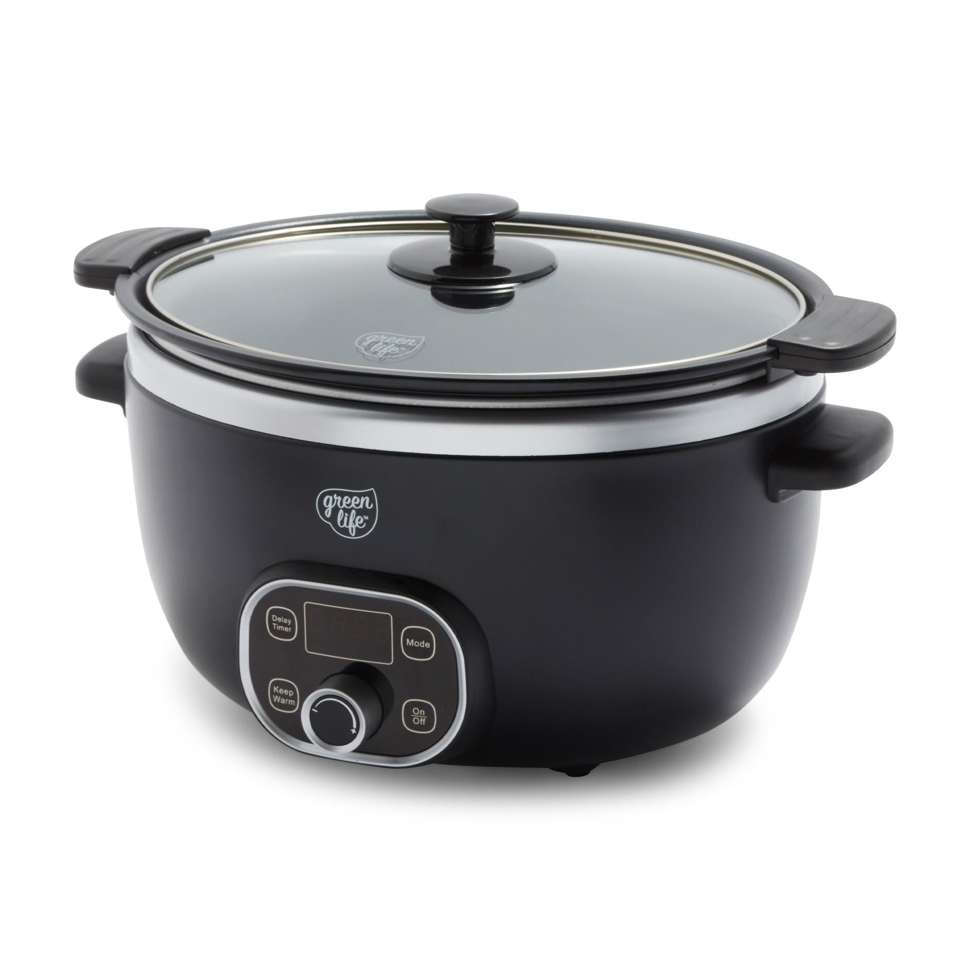 GreenLife Healthy 8-Quart Slow Cooker | Black