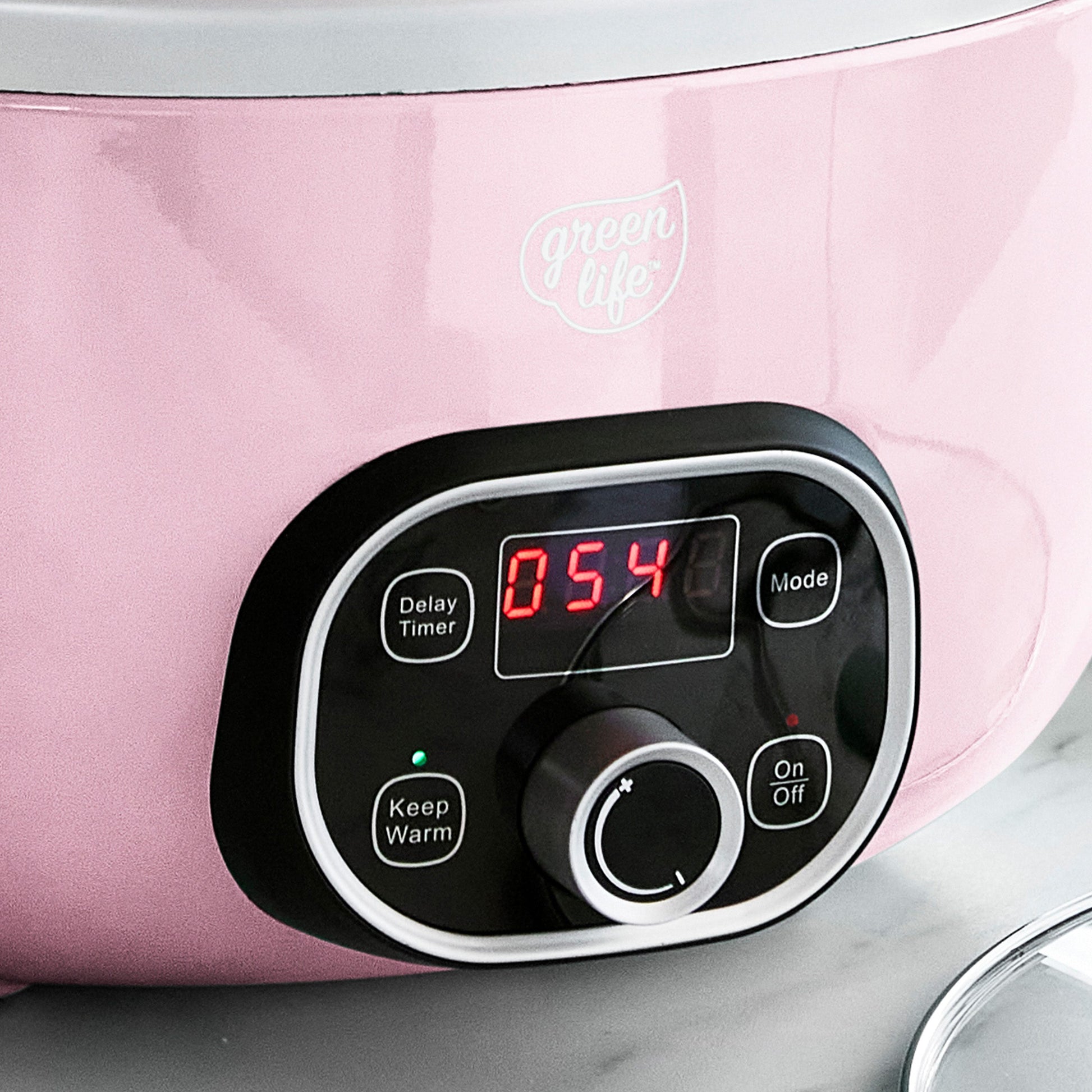 GreenLife Healthy 8-Quart Slow Cooker | Pink