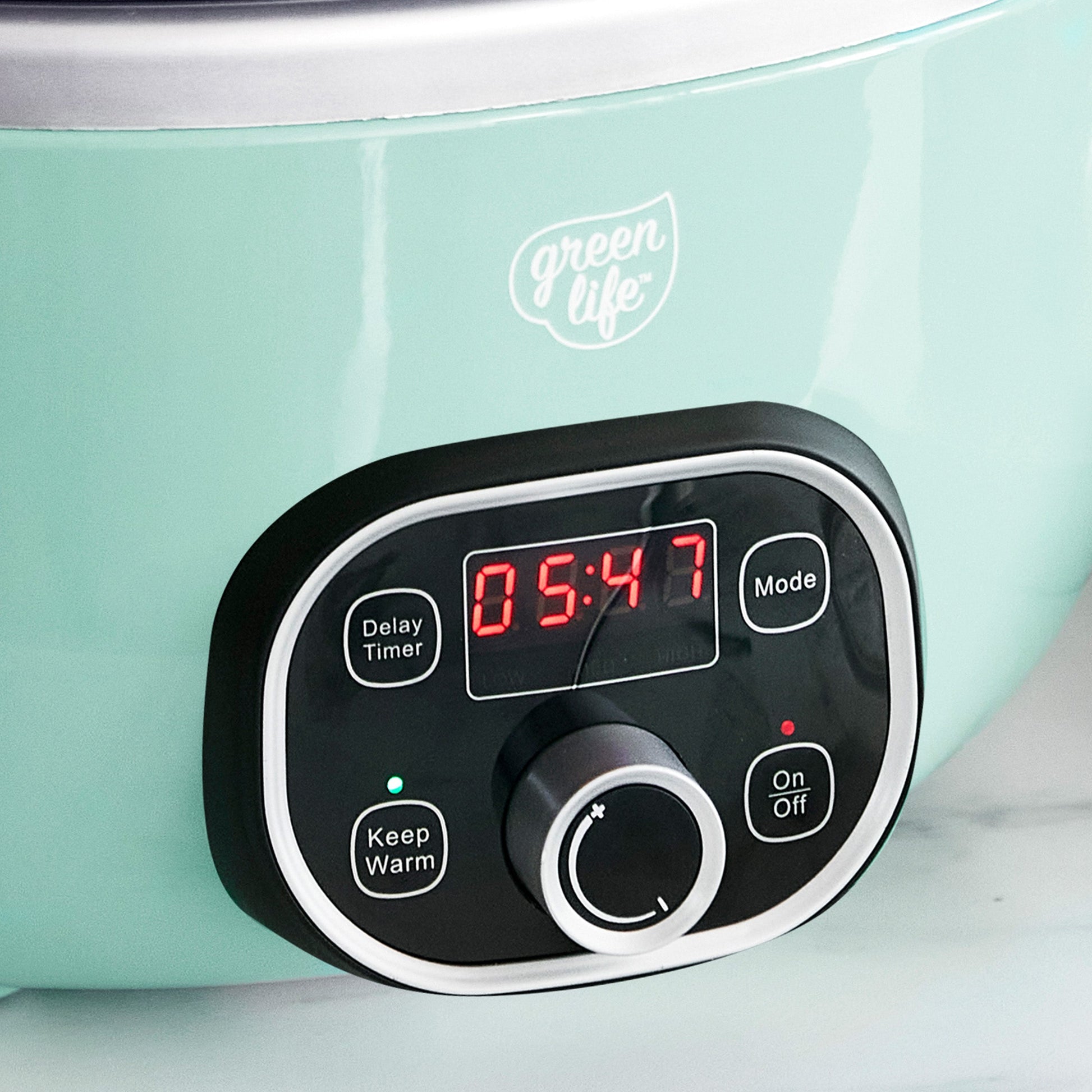 GreenLife Healthy 8-Quart Slow Cooker | Turquoise