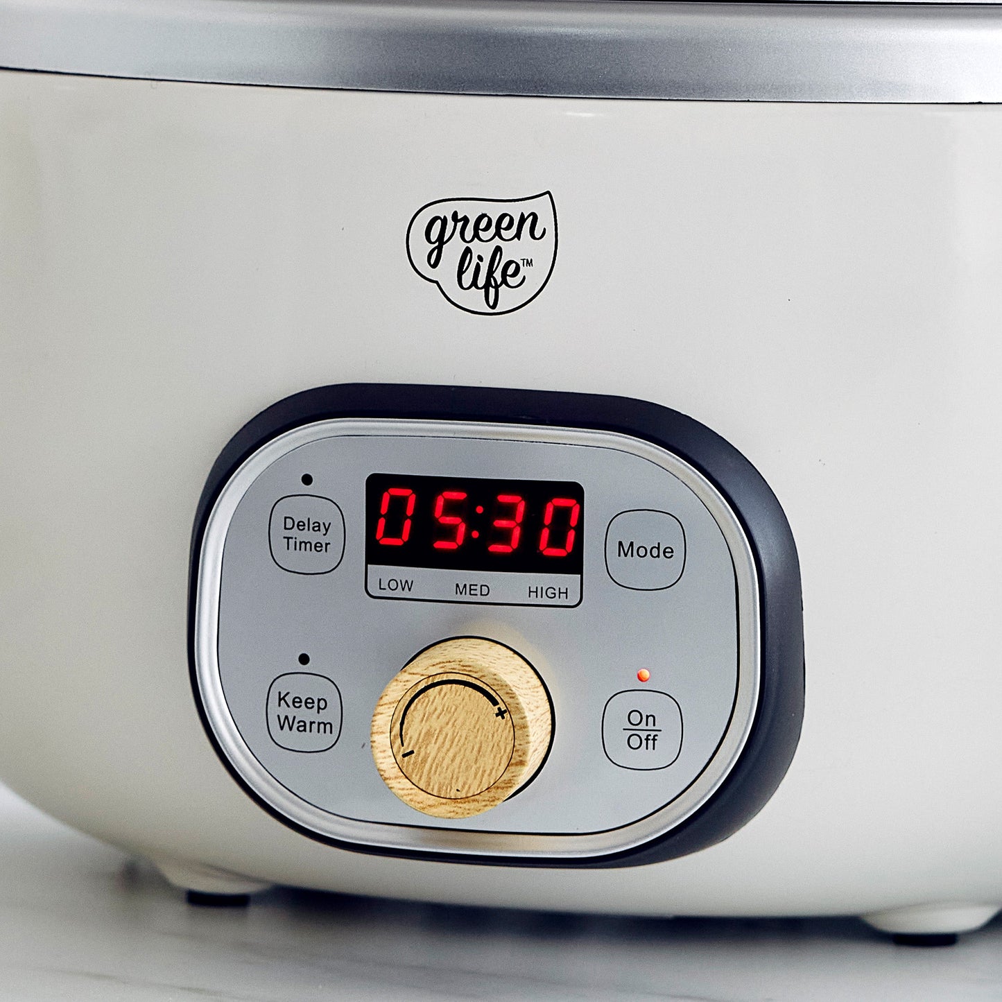 GreenLife Healthy 8-Quart Slow Cooker | Cream