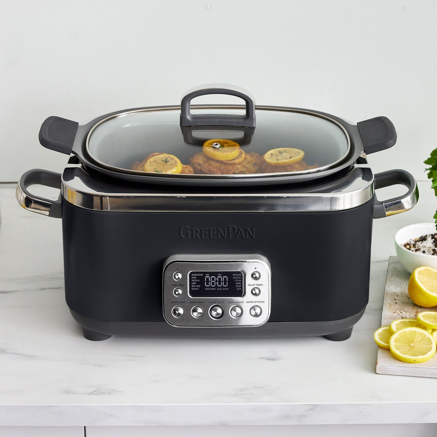 Elite 14-in-1 6-Quart Slow Cooker | Black