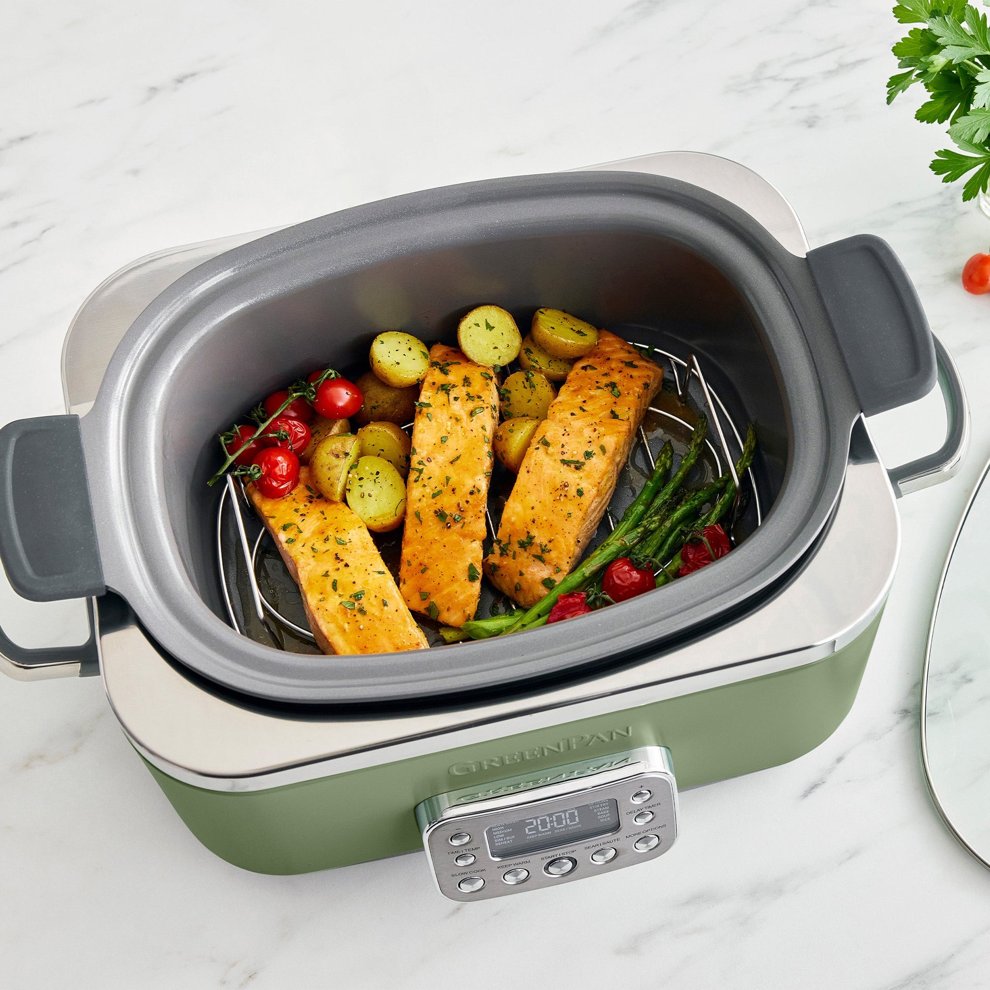 Elite 14-in-1 6-Quart Slow Cooker | Sage