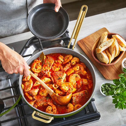 Stanley Tucci™ Ceramic Nonstick 6.5-Quart Essential Stanley Pan | Tuscan Olive
