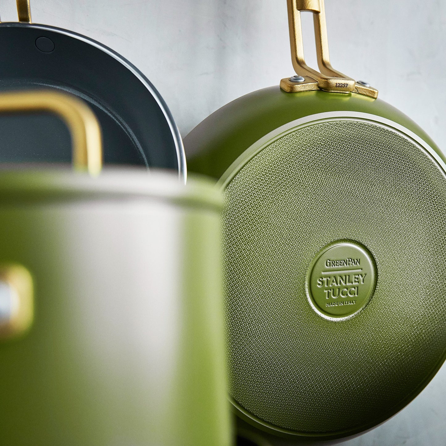 Stanley Tucci™ Ceramic Nonstick 11-Piece Cookware Set | Tuscan Olive