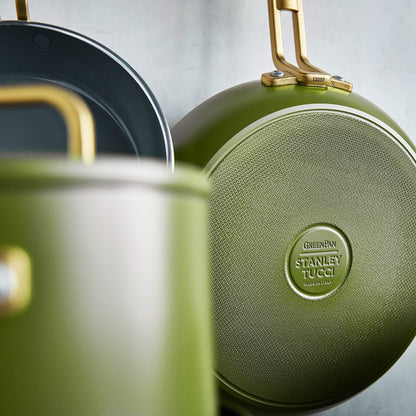 Stanley Tucci™ Ceramic Nonstick 11-Piece Cookware Set | Tuscan Olive