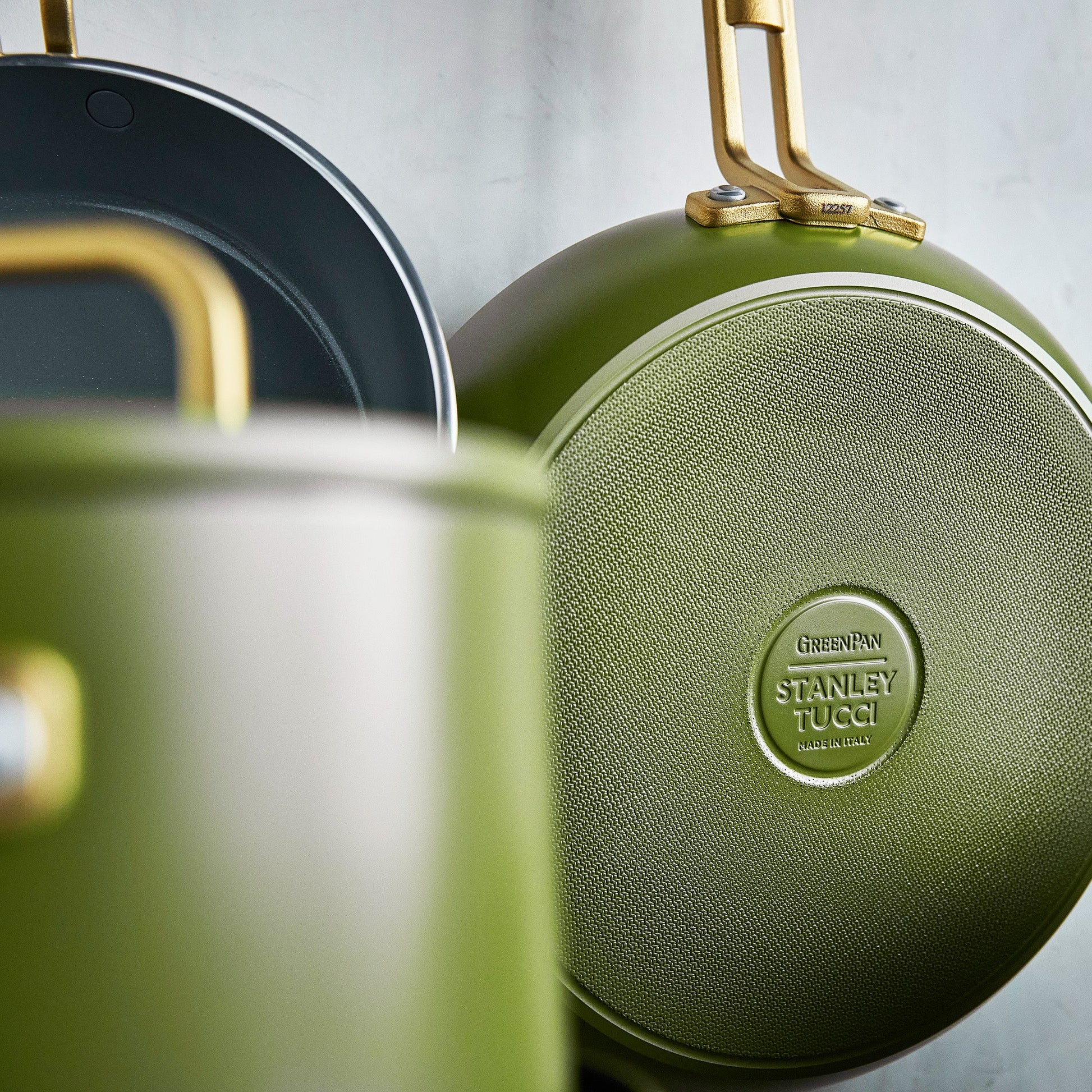 Stanley Tucci™ Ceramic Nonstick 11-Piece Cookware Set | Tuscan Olive